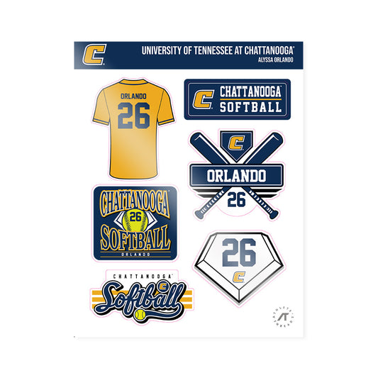 UTC - NCAA Softball : Alyssa Orlando - Sticker Sheet-0