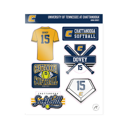 UTC - NCAA Softball : Anna Dovey - Sticker Sheet-0