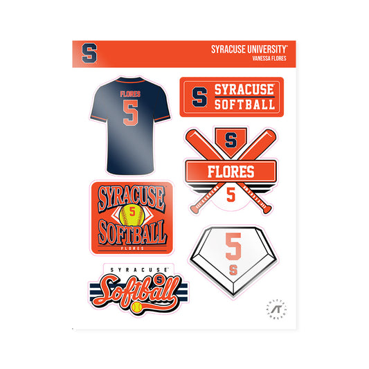 Syracuse - NCAA Softball : Vanessa Flores - Sticker Sheet-0