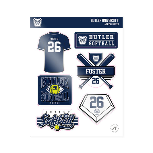 Butler - NCAA Softball : Adalynn Foster - Sticker Sheet-0