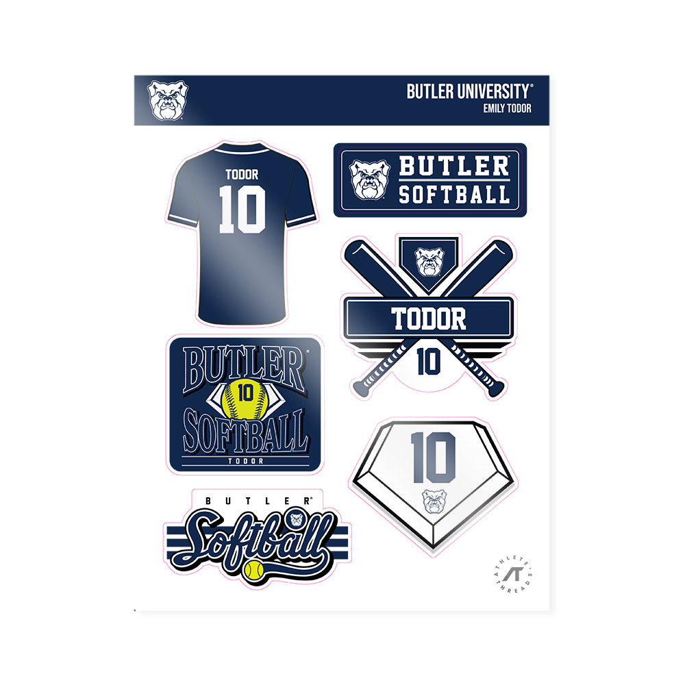 BU - NCAA Softball : Emily Todor - Sticker Sheet-0