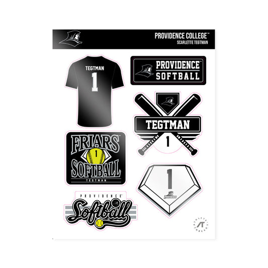 Providence - NCAA Softball : Scarlette Tegtman - Sticker Sheet-0