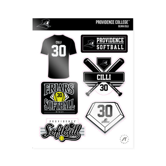 Providence - NCAA Softball : Olivia Cilli - Sticker Sheet-0