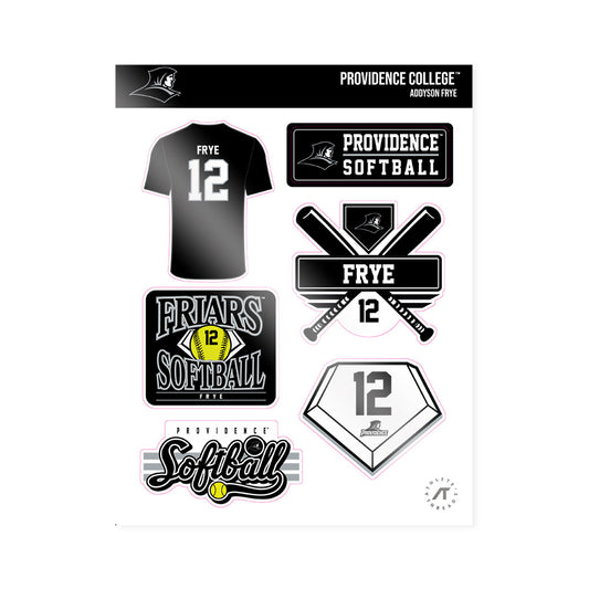 Providence - NCAA Softball : Addyson Frye - Sticker Sheet-0