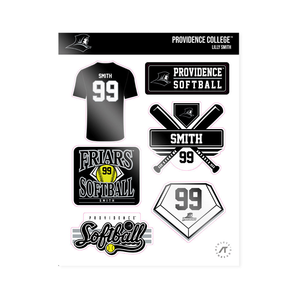 Providence - NCAA Softball : Lilly Smith - Sticker Sheet-0
