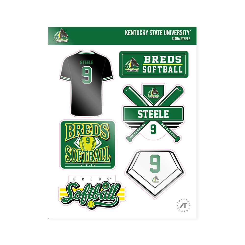 KYSU - NCAA Softball : Ciara Steele - Sticker Sheet-0