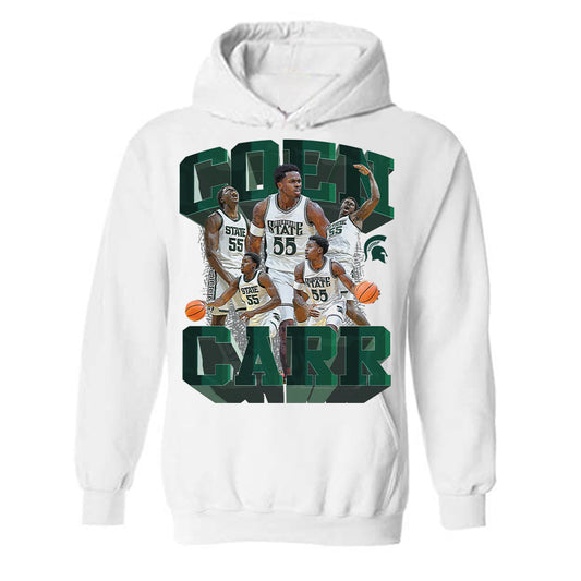 Michigan State - NCAA Men's Basketball : Coen Carr - Hooded Sweatshirt-0
