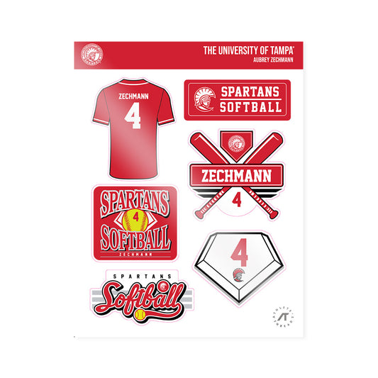Tampa - NCAA Softball : Aubrey Zechmann - Sticker Sheet-0