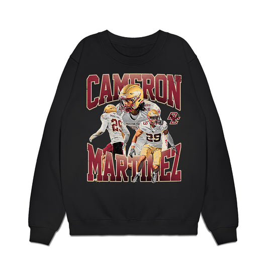 Boston College - NCAA Football : Cameron Martinez - Collage Premium Crewneck Sweatshirt-0