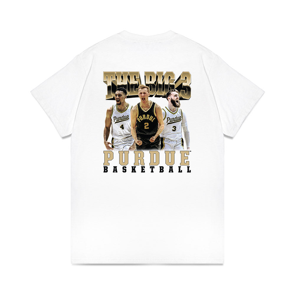 Purdue - NCAA Men's Basketball : - Team Collage Premium T-Shirt-1