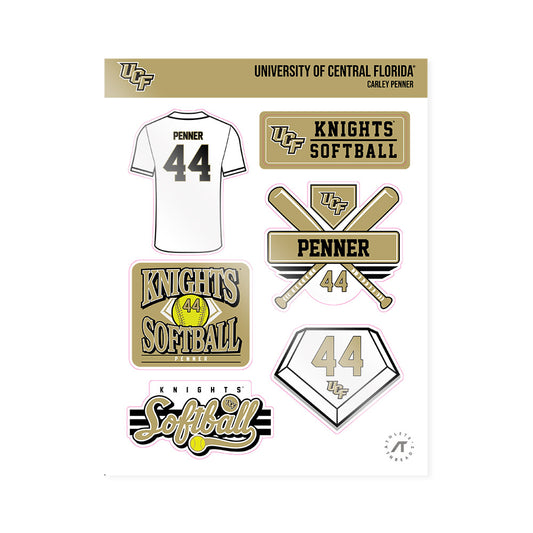 Central Florida - NCAA Softball : Carley Penner - Sticker Sheet-0