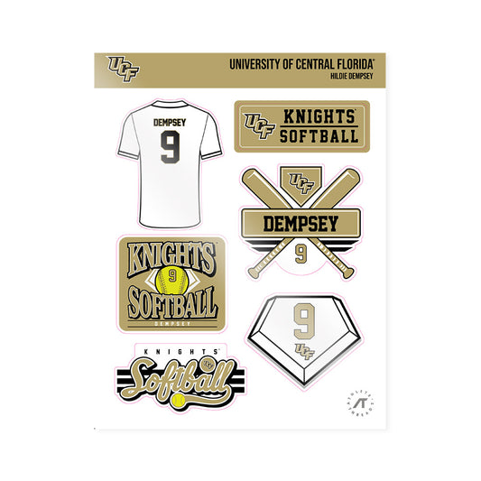 Central Florida - NCAA Softball : Hildie Dempsey - Sticker Sheet-0