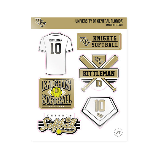 Central Florida - NCAA Softball : Taylor Kittleman - Sticker Sheet-0