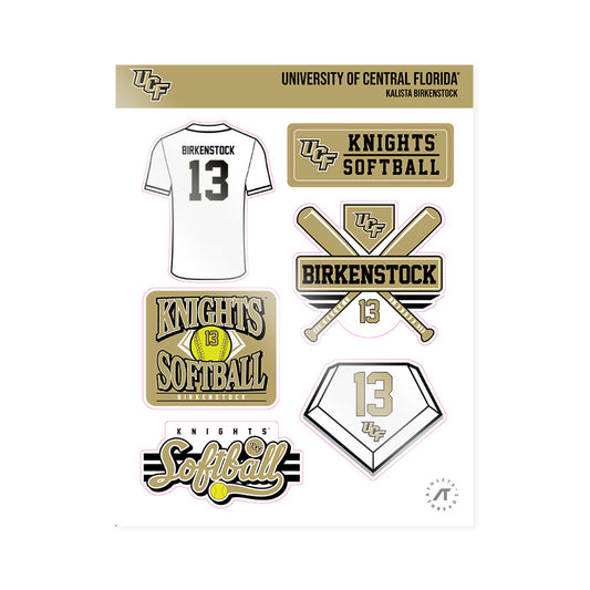 Central Florida - NCAA Softball : Kalista Birkenstock - Sticker Sheet-0