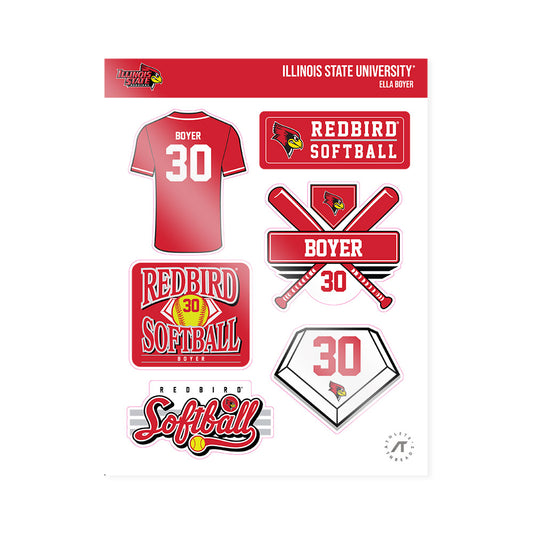 Illinois State - NCAA Softball : Ella Boyer - Sticker Sheet-0