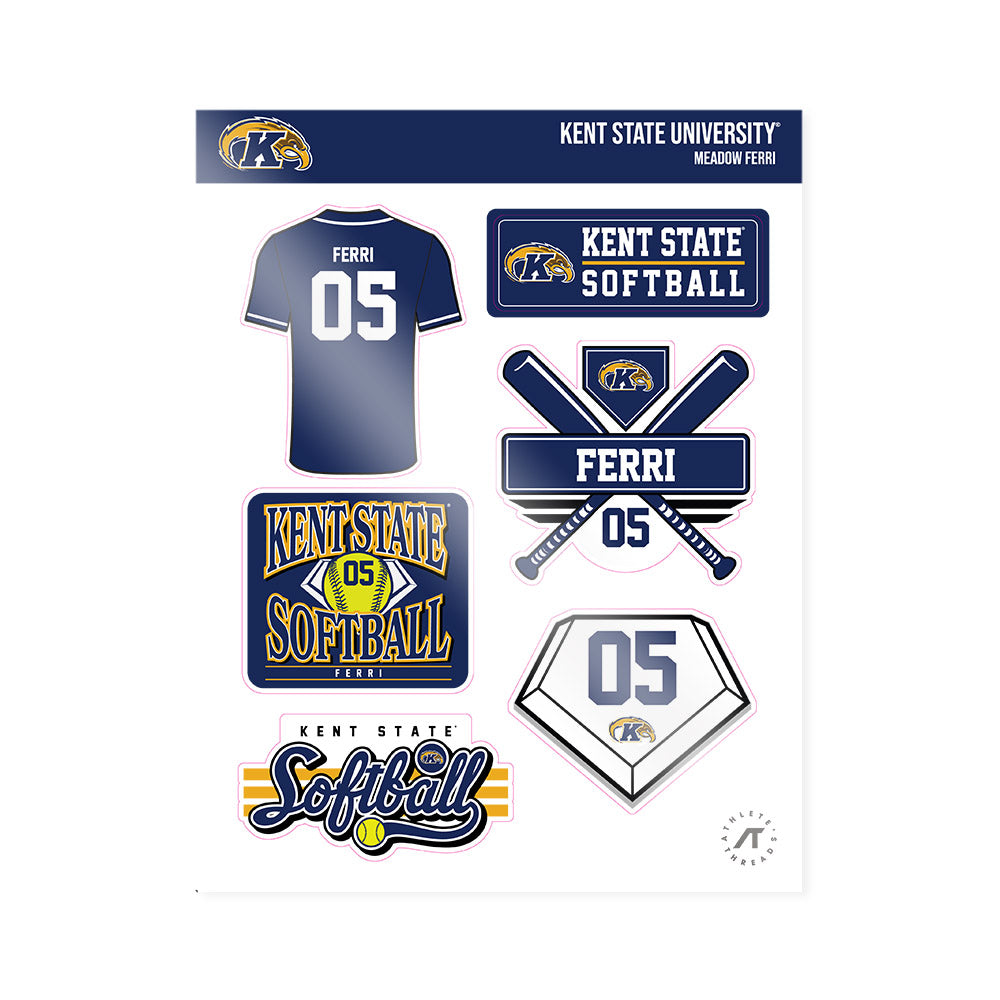 Kent State - NCAA Softball : Meadow Ferri - Sticker Sheet-0
