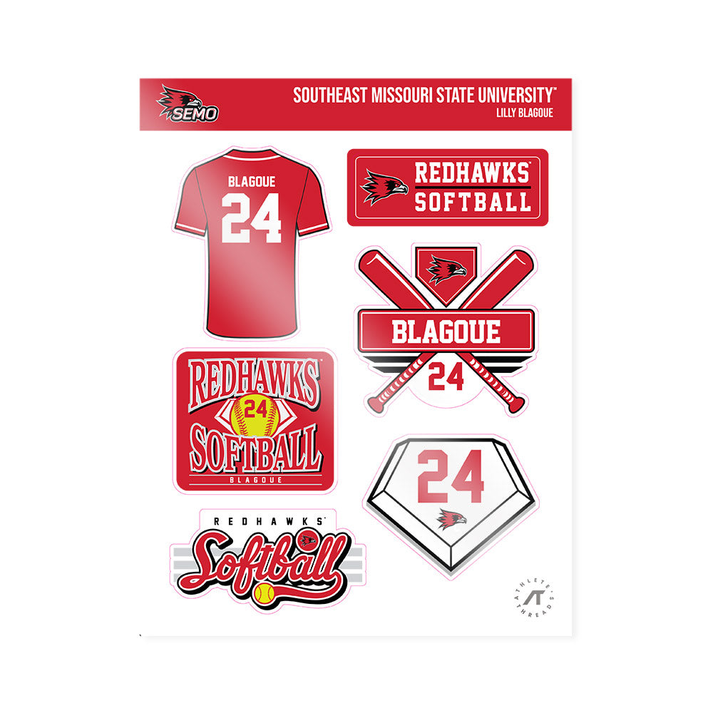 SEMO - NCAA Softball : Lilly Blagoue - Sticker Sheet-0