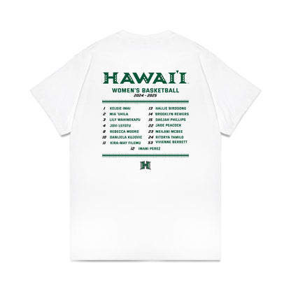 Hawaii - NCAA Women's Basketball : - Roster Shirt Premium T-Shirt-1