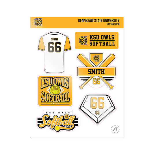 Kennesaw - NCAA Softball : Addison Smith - Sticker Sheet-0