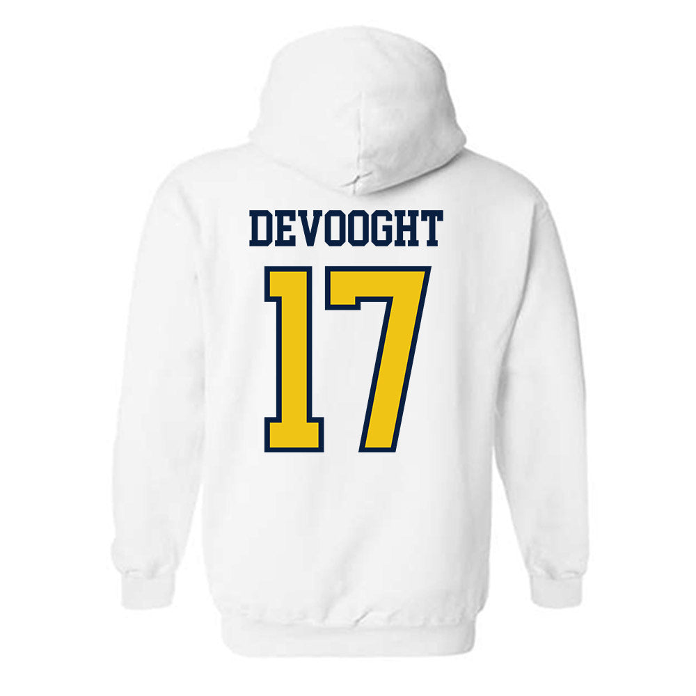 Michigan - NCAA Baseball : Gavin DeVooght - Classic Shersey Hooded Sweatshirt-1