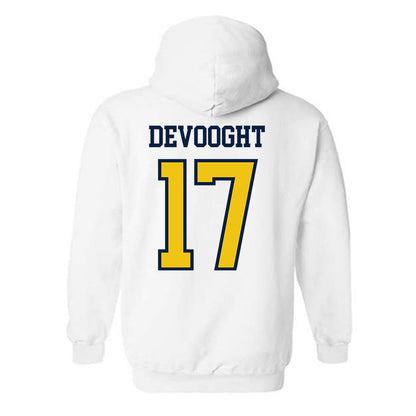 Michigan - NCAA Baseball : Gavin DeVooght - Classic Shersey Hooded Sweatshirt-1