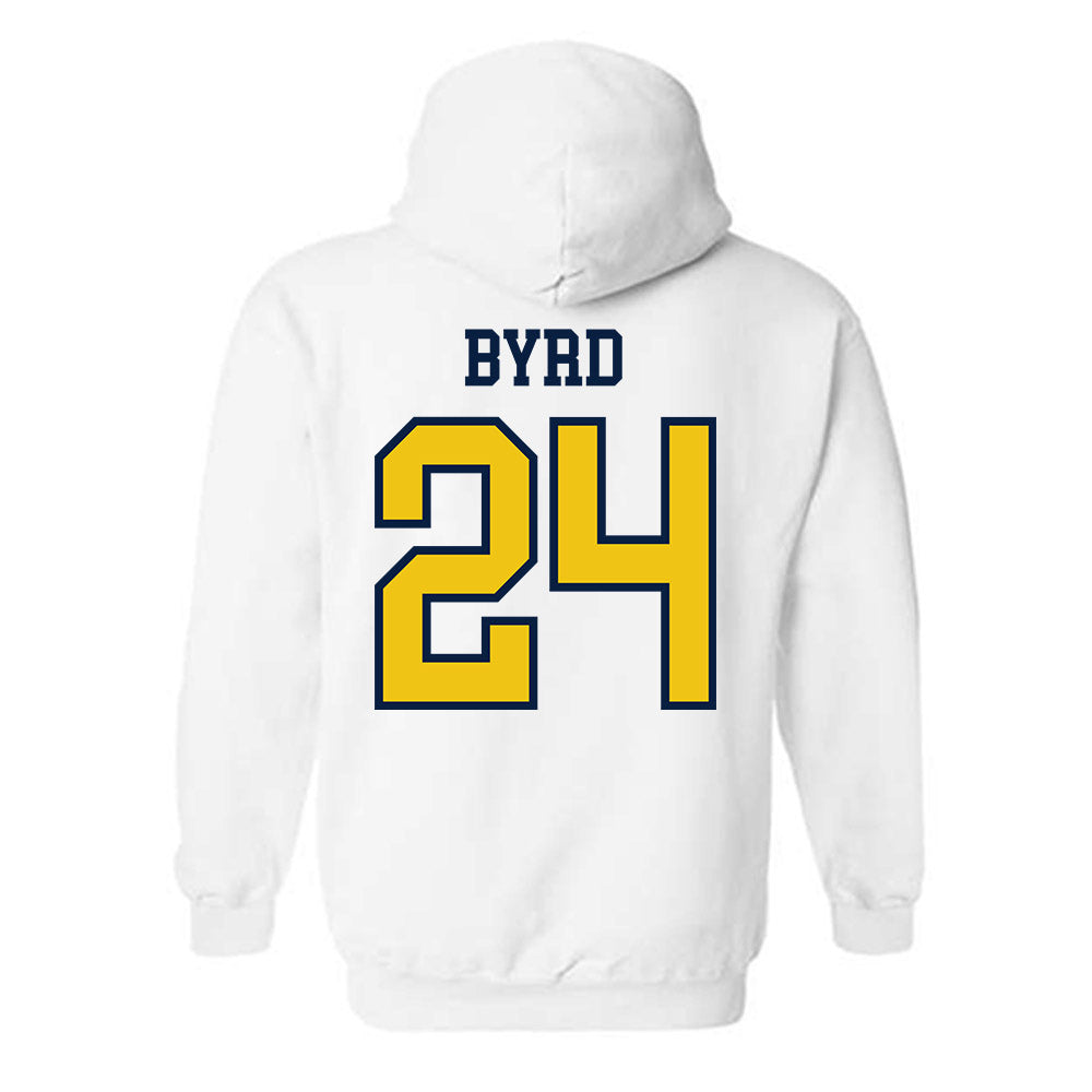 Michigan - NCAA Women's Lacrosse : Caroline Byrd - Classic Shersey Hooded Sweatshirt-1