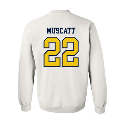 Michigan - NCAA Men's Ice Hockey : Kason Muscatt - Classic Shersey Crewneck Sweatshirt-1