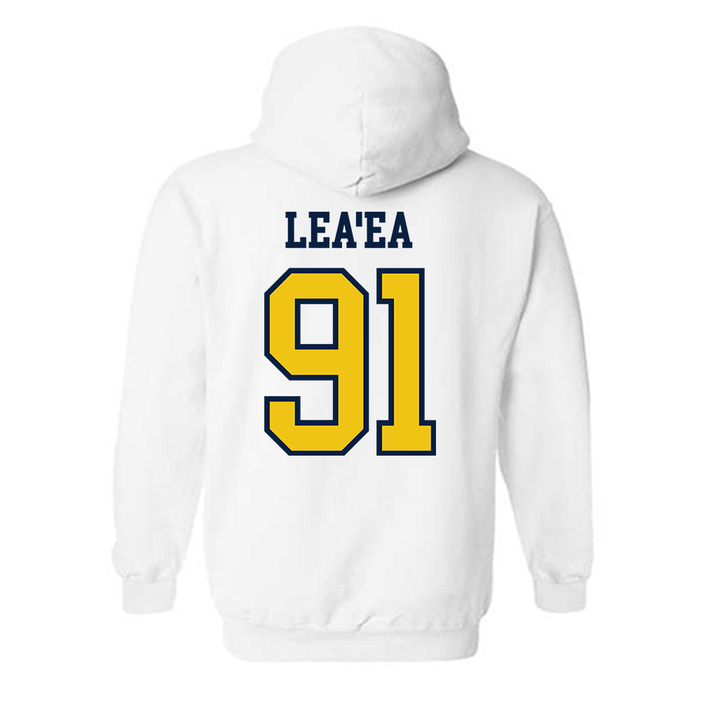 Michigan - NCAA Football : Jonah Lea'ea - Classic Shersey Hooded Sweatshirt-1