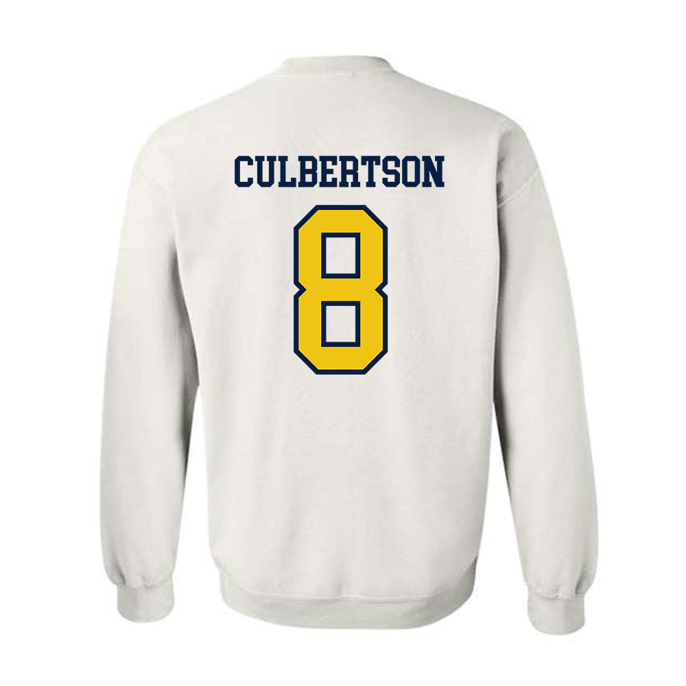 Michigan - NCAA Baseball : Drew Culbertson - Classic Shersey Crewneck Sweatshirt-1
