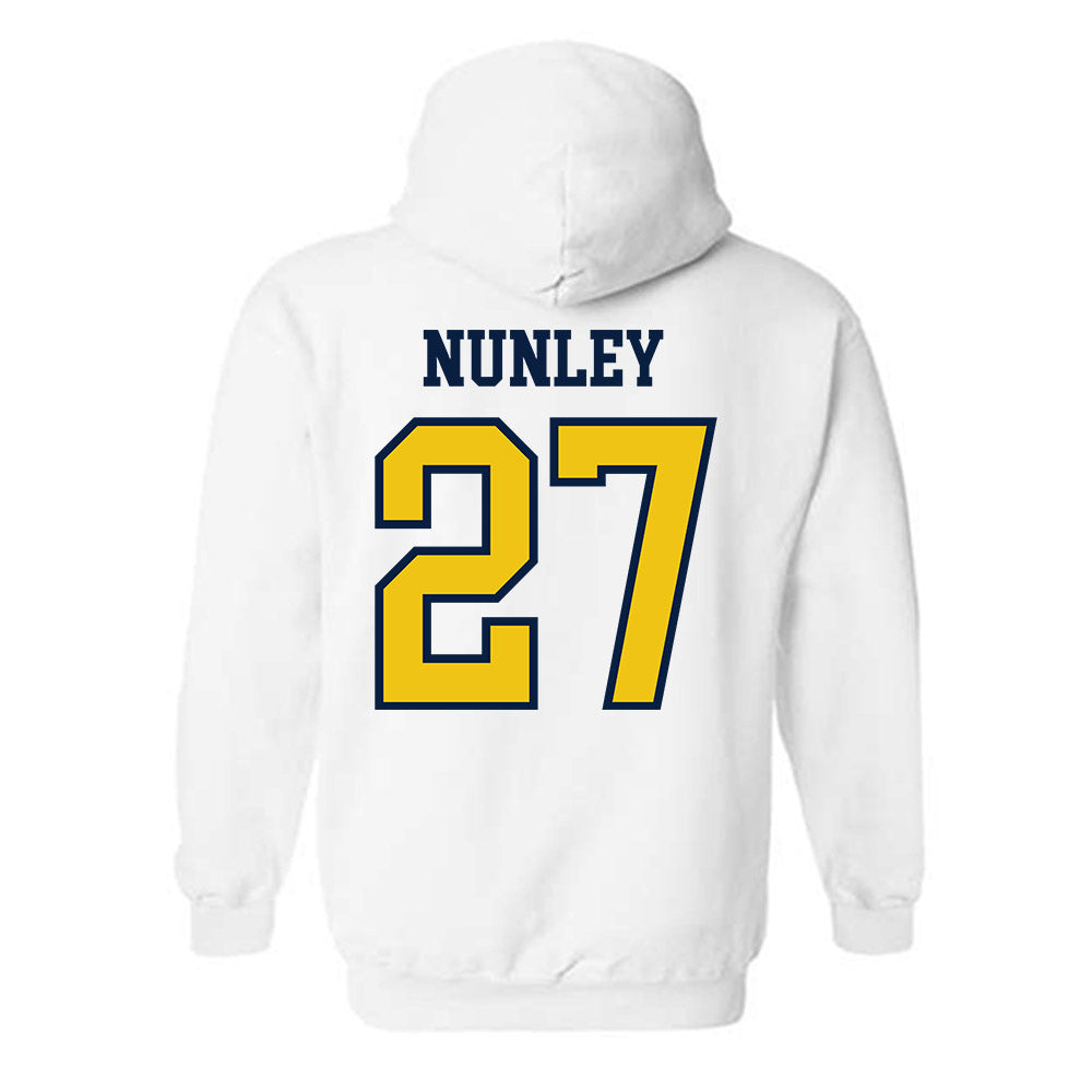 Michigan - NCAA Football : Ernest Nunley - Classic Shersey Hooded Sweatshirt-1