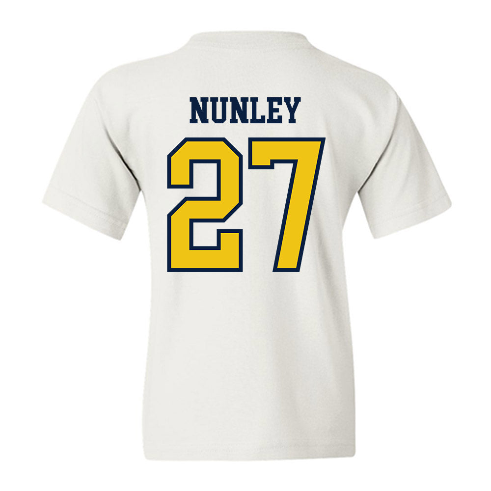 Michigan - NCAA Football : Ernest Nunley - Classic Shersey Youth T-Shirt-1