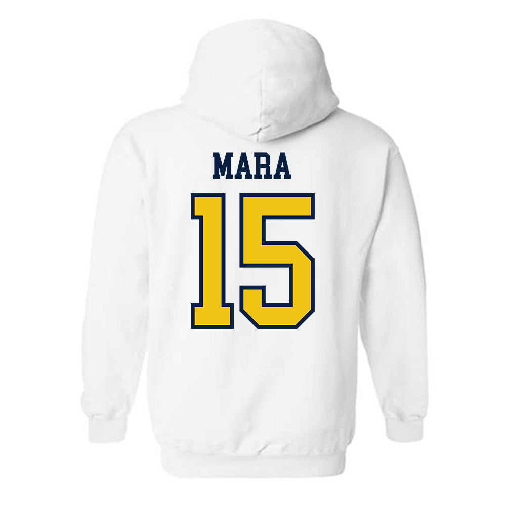 Michigan - NCAA Men's Basketball : Aday Mara - Classic Shersey Hooded Sweatshirt-1