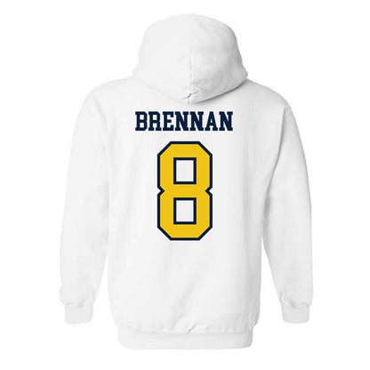 Michigan - NCAA Women's Soccer : Taylor Brennan - Classic Shersey Hooded Sweatshirt-1