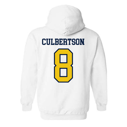 Michigan - NCAA Baseball : Drew Culbertson - Classic Shersey Hooded Sweatshirt-1