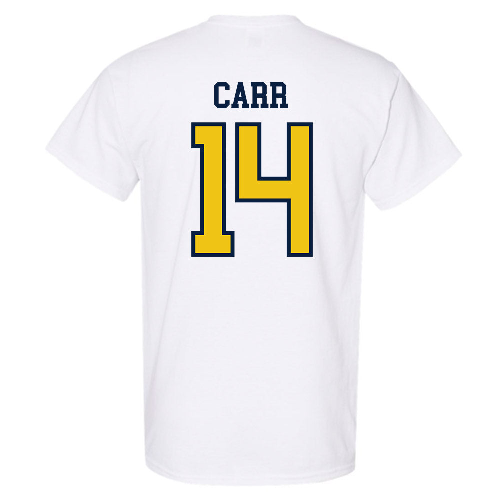 Michigan - NCAA Football : Tommy Carr - Classic Shersey T-Shirt-1