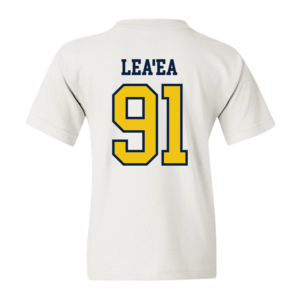 Michigan - NCAA Football : Jonah Lea'ea - Classic Shersey Youth T-Shirt-1