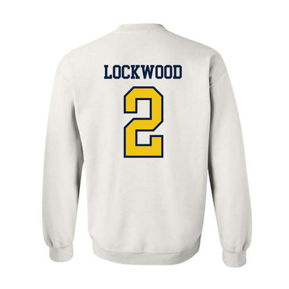 Michigan - NCAA Men's Lacrosse : Bo Lockwood - Classic Shersey Crewneck Sweatshirt-1