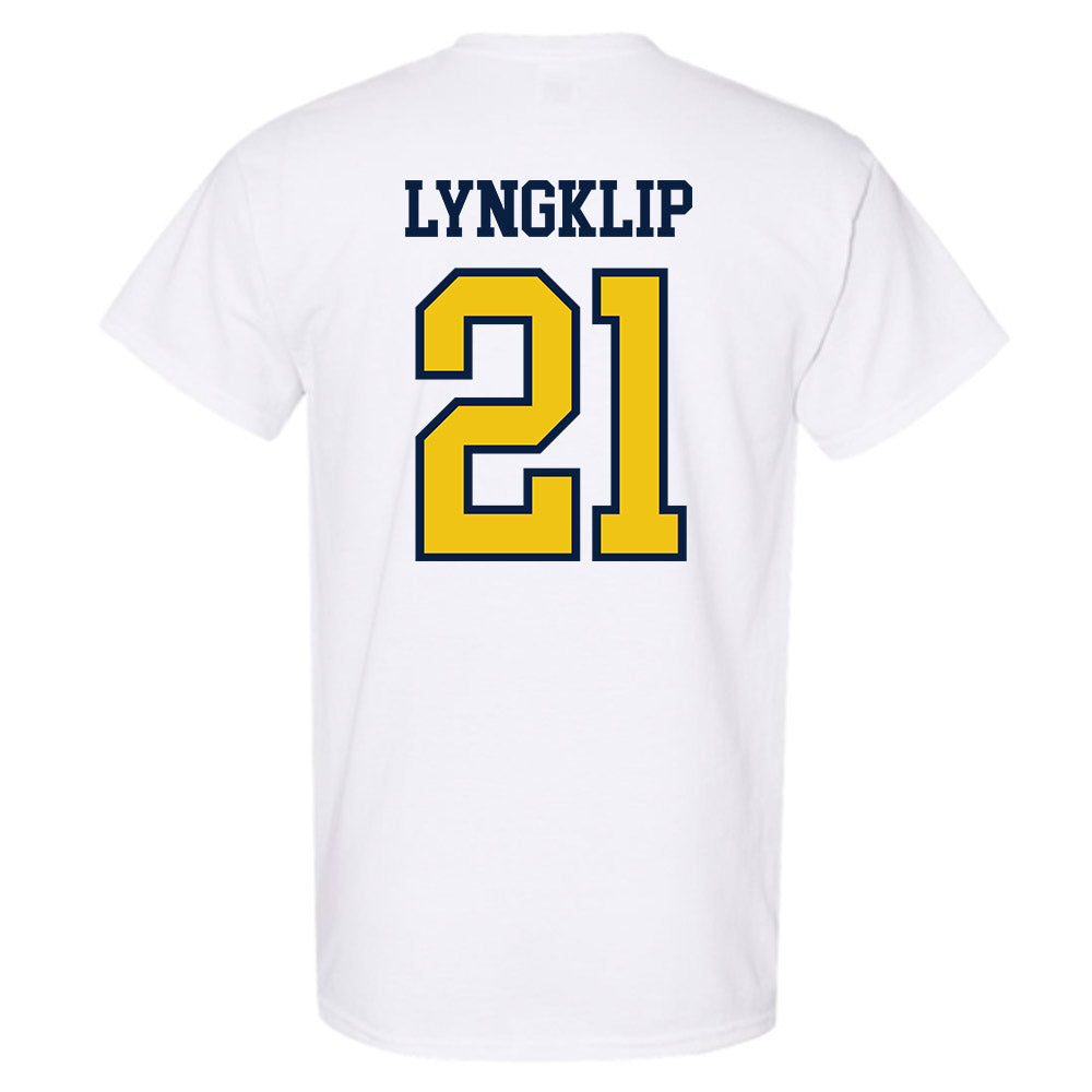 Michigan - NCAA Men's Lacrosse : Ryan Lyngklip - Classic Shersey T-Shirt-1