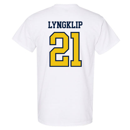 Michigan - NCAA Men's Lacrosse : Ryan Lyngklip - Classic Shersey T-Shirt-1