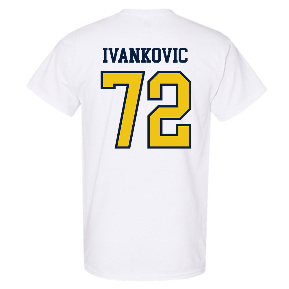 Michigan - NCAA Men's Ice Hockey : Jack Ivankovic - Classic Shersey T-Shirt-1