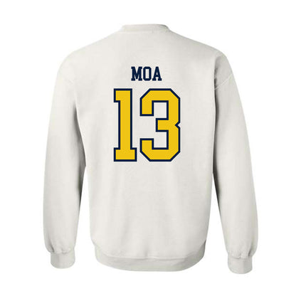 Michigan - NCAA Football : Aisea Moa - Classic Shersey Crewneck Sweatshirt-1