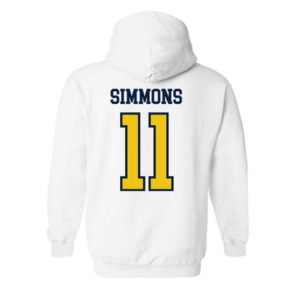 Michigan - NCAA Women's Volleyball : Amalia Simmons - Classic Shersey Hooded Sweatshirt-1