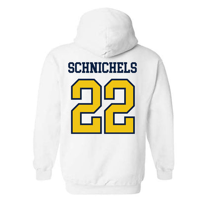 Michigan - NCAA Women's Volleyball : Sydney Schnichels - Classic Shersey Hooded Sweatshirt-1