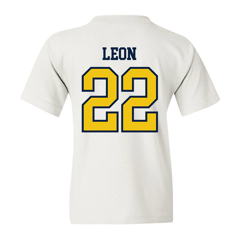 Michigan - NCAA Men's Soccer : Michael Leon - Classic Shersey Youth T-Shirt-1
