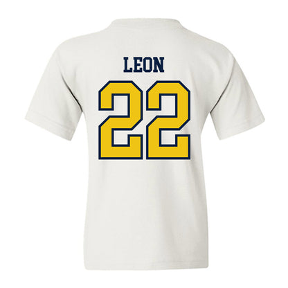 Michigan - NCAA Men's Soccer : Michael Leon - Classic Shersey Youth T-Shirt-1