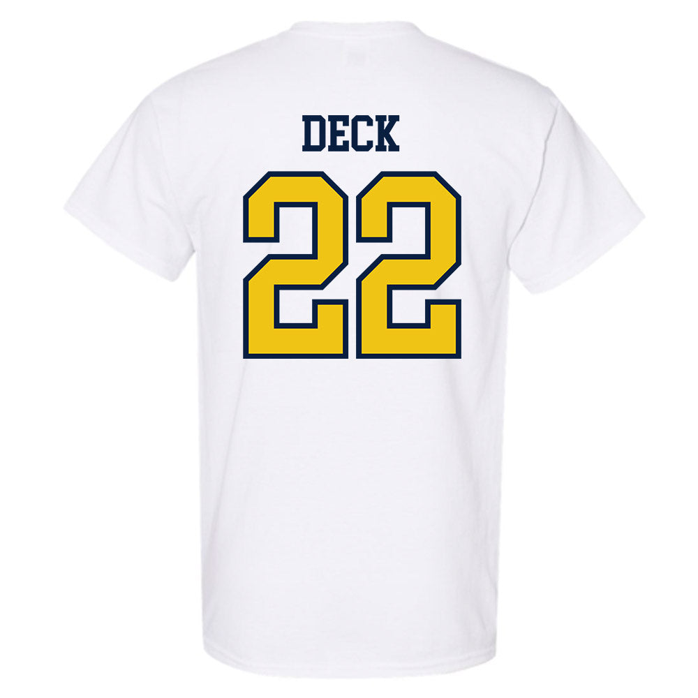 Michigan - NCAA Football : Jordan Deck - Classic Shersey T-Shirt-1