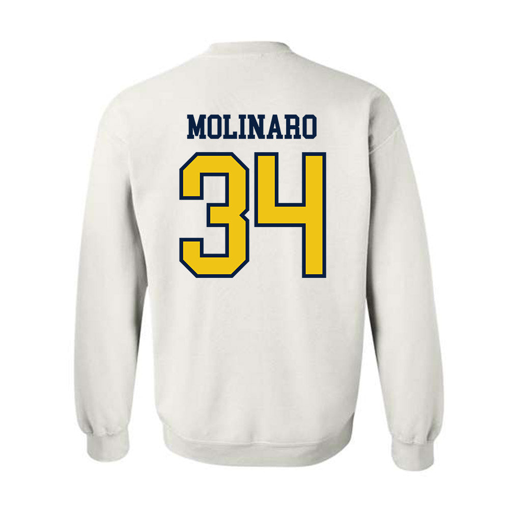Michigan - NCAA Men's Ice Hockey : Julian Molinaro - Classic Shersey Crewneck Sweatshirt-1