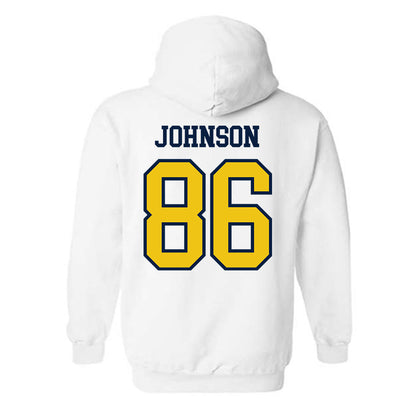 Michigan - NCAA Football : Travis Johnson - Classic Shersey Hooded Sweatshirt-1