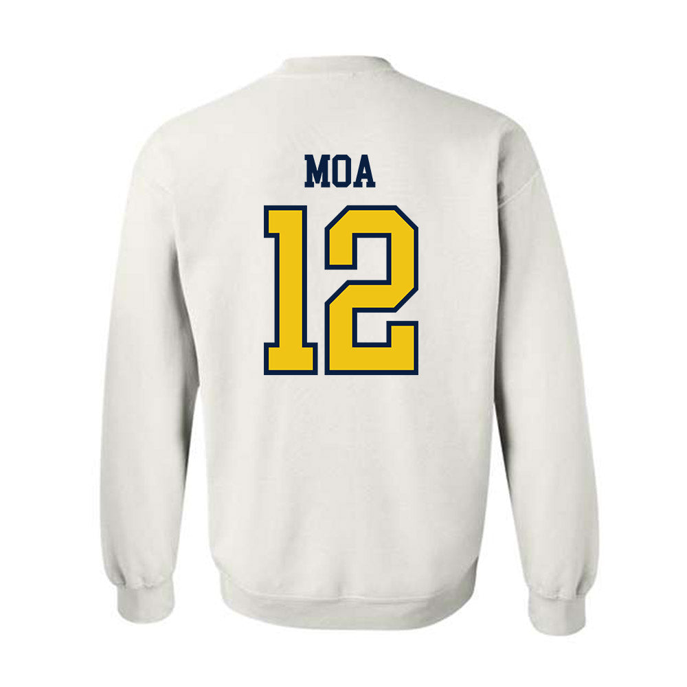 Michigan - NCAA Football : Salesi Moa - Classic Shersey Crewneck Sweatshirt-1