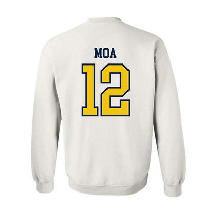 Michigan - NCAA Football : Salesi Moa - Classic Shersey Crewneck Sweatshirt-1